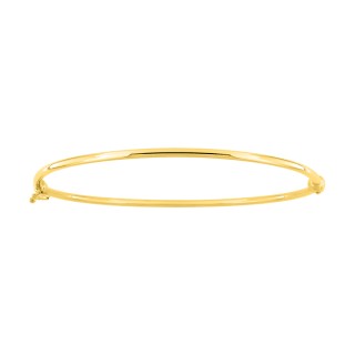 Pulsera rígida de oro amarillo 9 KT