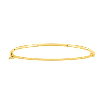 Pulseira rígida em ouro amarelo 9 kt