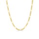 Cadena de oro amarillo de 18K programada 3x1 - 2 mm