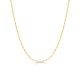 Cadena de oro amarillo de 18K forzada