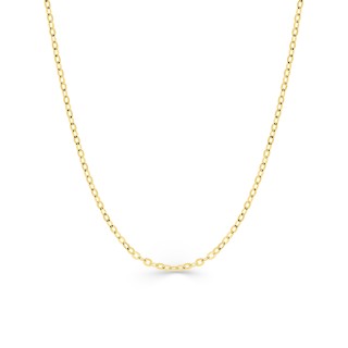 Cadena de oro amarillo de 18K forzada