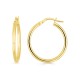 Argolas em ouro amarelo 9k 20mm