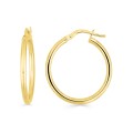 Argolas em ouro amarelo 9k 20mm