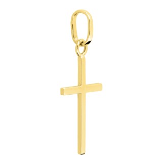 Colgante de oro 18K amarillo cruz
