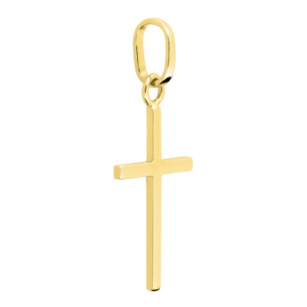 Colgante de oro 18K amarillo cruz
