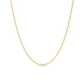 Cadena de oro amarillo de 18K gourmette diamantada de 40 cm
