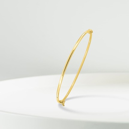 Pulseira rígida em ouro amarelo 9 kt