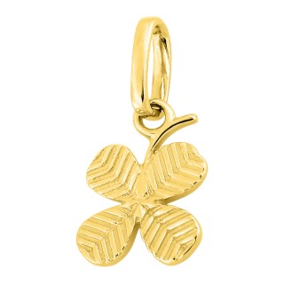 Pendente em forma de trevo em ouro amarelo de 18K