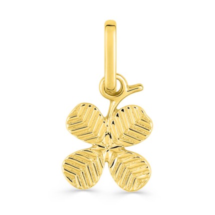 Pendente em forma de trevo em ouro amarelo de 18K