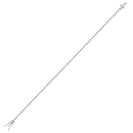 Pulsera Oro Blanco 18K Diamantes Creados 2.00CT