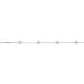 Pulseira em Ouro Branco Diamante Criado 0.40 CT
