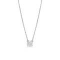 Colar Ouro Branco 18K Diamante Criado 0.70CT