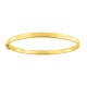 Pulsera de oro amarillo 9K rígida y lapiada