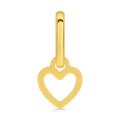 Colgante de oro amarillo 9K corazón