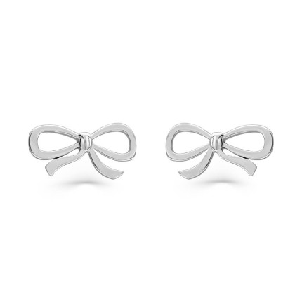 Pendientes de plata lazo