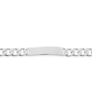 Pulsera No me Olvides de plata con eslabones