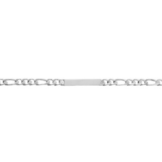 Pulseira em prata programada 3x1 19mm 19cm