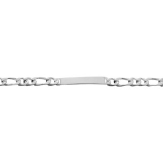 Pulsera de plata programada 2X1 5MM 19CM
