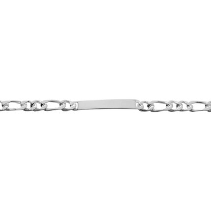 Pulsera de plata programada 2X1 5MM 19CM