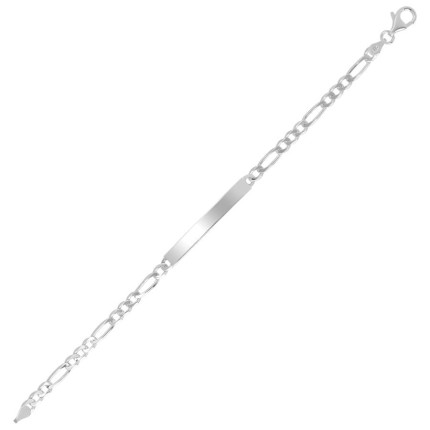Pulseira em prata programada 3x1 5mm 19cm