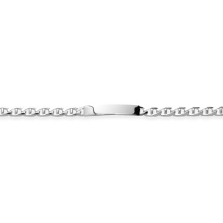 Pulsera identidad bilbaina mate y brillo 5MM 19CM