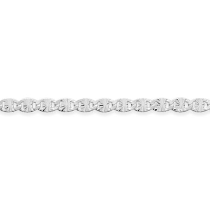 Pulseira em prata com links de 18cm