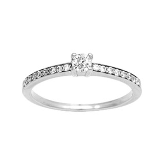 Anillo de plata centro lados circonita 3,25MM 10
