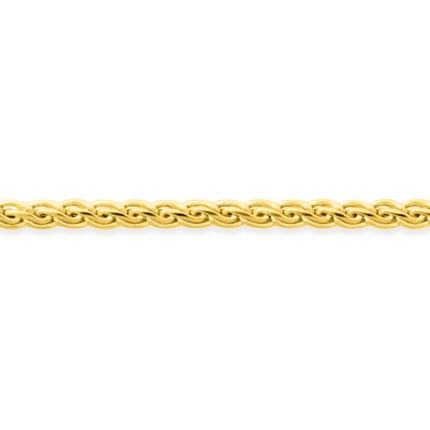 Pulsera o collares de oro amarillo 9K eslabón