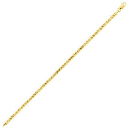 Pulseira ou colares em ouro amarelo 9K de links