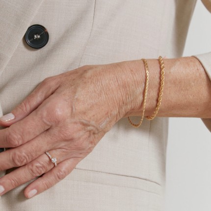 Pulseira ou colares em ouro amarelo 9K de links