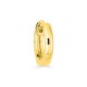Brinco argola banhado a ouro, 9 mm de diâmetro