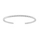 Pulsera de acero gris trenzado