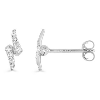 Pendientes de plata circonitas