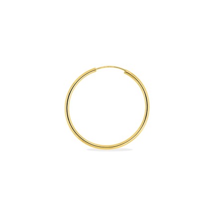 Pendientes de aro 30 mm en oro amarillo 9K