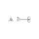Brincos em ouro branco de 9K com diamantes criados 0,30 ct