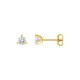 Pendientes oro amarillo 9K con diamantes creados 0,40 ct