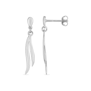 Pendientes largos plata 925