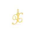 Pendente Letra X em Ouro Amarelo 9K estilo cursivo