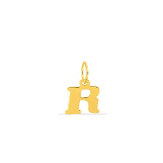 Pendente Letra R em Ouro Amarelo 9K