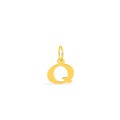 Colgante Letra Q en Oro Amarillo 9K