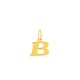 Pendente Letra B em Ouro Amarelo 9K