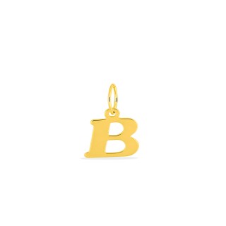 Colgante Letra B en Oro Amarillo 9K