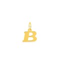 Pendente Letra B em Ouro Amarelo 9K