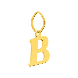 Colgante Letra B en Oro Amarillo 9K