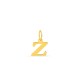 Pendente Letra Z em Ouro Amarelo 9K