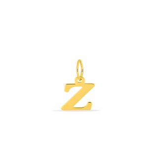 Colgante Letra Z en Oro Amarillo 9K