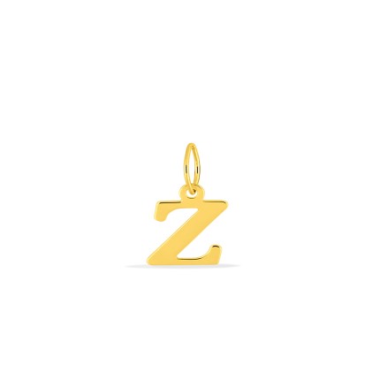 Pendente Letra Z em Ouro Amarelo 9K