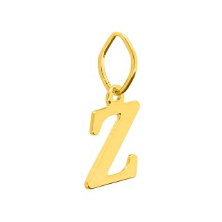 Colgante Letra Z en Oro Amarillo 9K