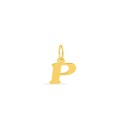 Colgante Letra P en Oro Amarillo 9K
