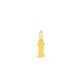 Pendente Letra I em Ouro Amarelo 9K